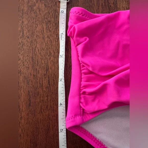 NWOT Tempt Me Hot Pink High Waist Bikini, Size XL - Picture 11 of 12